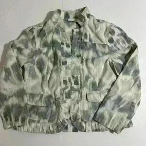 Chicos grey and white jacket
